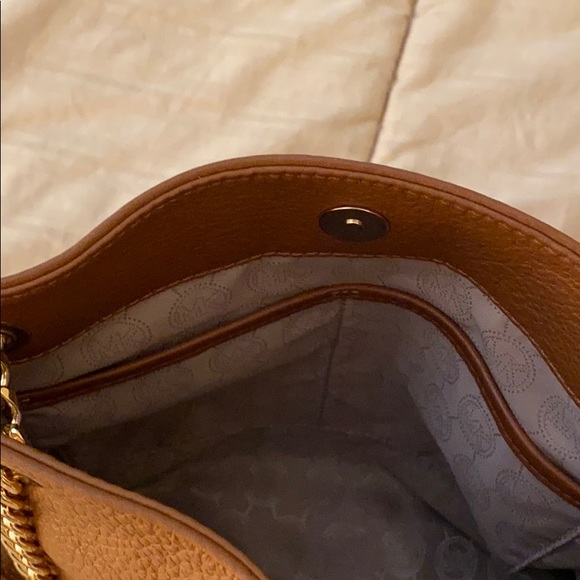 Michael Kors Brown Leather Shoulder/Crossbody Bag - Picture 8 of 10